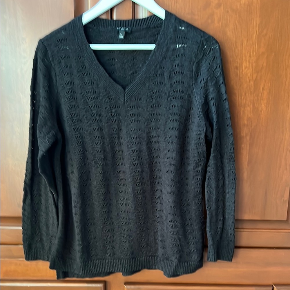Talbots Black Knit Sweater